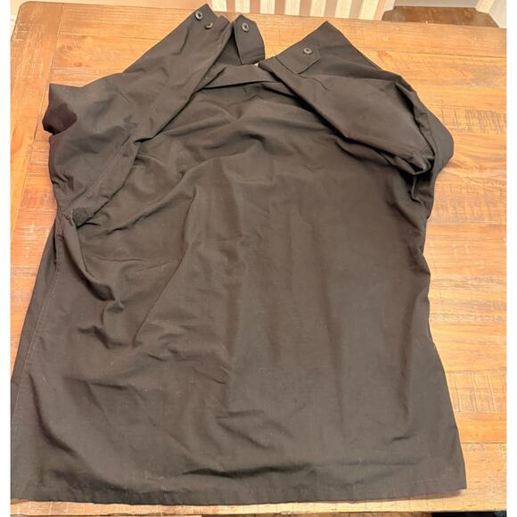 TRU-SPEC Black Tactical Ripstop Shirt XXL Regular Long Sleeve Button Front - Picture 8 of 11